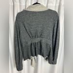 BNCI by Blanc Noir  Distressed Zippered Cardigan Jacket Womens Size M Photo 4