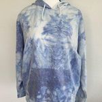 Nike  Blue Tie-Dye Hoodie Photo 0
