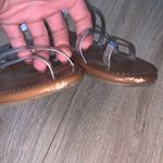 Time And Tru  metallic silver summer sandals Photo 7