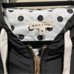 Main Strip Windbreaker Jacket Polka Dot Lining Black Size Medium Photo 5