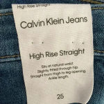 Calvin Klein Jeans 🆕  Raw-Hem High-Rise Straight Jeans 25🆕 Photo 14