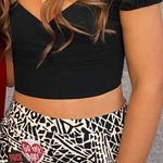 Cousin Couture Black Wrap Top Photo 1