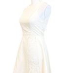 NBD  Small White Fit Flare Open Back Mini Dress Photo 2