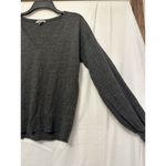 ASOS  Womens Sweater Size‎ 4 Small Charcoal Gray Knit V-Neck Lightweight Photo 2