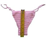 Handmade Nikita Naomi Crochet Swimwear Alize Pink Bikini BOTTOM, Size Large Photo 6