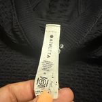 Athleta  flurry hooded seamless black sweatshirt medium Photo 3