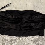 Love Tease  Strapless Dress Black White Floral Photo 4