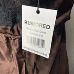 Rumored Venice Maxi Dress (Espresso) NWT Brown Size M Photo 5