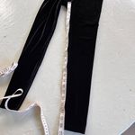 Beyond Yoga  Black Velvet Motion High‎ Waisted Midi Leggings Size S Photo 10