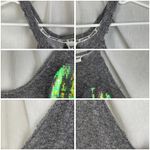 Victoria’s Secret PINK Gray Slouchy Sheer Tank Top Sweater Sequin Heart Size M Size M Photo 12
