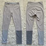 Outdoor Voices Leggings 7/8 Dipped Warmup in Oatmeal/Dove/Ash S Photo 3