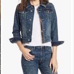 Current/Elliot The baby trucker studded denim jacket SZ 2 Photo 5