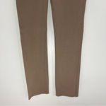 Betabrand  7 Pocket Dress Pant Yoga Pants Straight Leg Khaki Twill Tan Photo 3