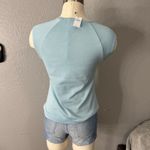 Banana Republic Ribbed High-Crew Top 771407, Bali Blue, S Photo 2