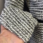 Loft Cream Black Long Sleeve Open Front Cotton Blend Blazer- PXS Photo 5