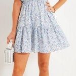 Tuckernuck HYACINTH HOUSE Ditsy Floral Loren Mini Dress in Blue Photo 0