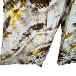 Vera Wang Simply Vera  X-Large Wide-Leg Crop Pants Tie-Dye Pockets Smocked Multi Photo 2