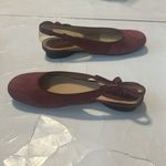 a.n.a  NIB Wine Red Round Toe Flat 6 Women’s Suede Dressy Formal Photo 2