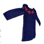 Talbots  Beaded Lobster Sweater Petite Small? Navy Beach Maine Islands Cr… Photo 4