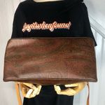 ETRO Milano Red Paisley Top Zipper Crossbody Shoulder Bag Stunning Condition Photo 2