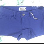 NWT Blue Cotton Spandex Blend Short Shorts Size undefined Photo 2