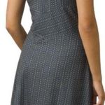 prAna  Amelie Gray Sleeveless Patterned Dress performance athletic L Photo 1