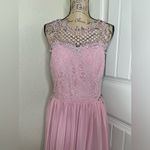 City Triangles NTM: David’s Bridal Blush Pink A-Line Gown with Gemstones Sz 17 Photo 4