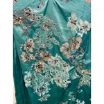 NEW Mandalay Lagoon Green Beaded Lace Mermaid Evening Gown Cocktail Dress Sz 10 Photo 4