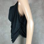 Wearever Black Draped Party Tank Top 3X Photo 4