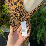 Donna Morgan  Animal Print Button Up Belted Jumper Dress Photo 4