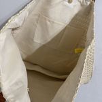 Banana boat weaving sunshine Blue and beige straw straw tote bag with lining NEW Photo 3