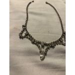 Lot of 4 Necklaces Rhinestone Shell Beads & Crystal Pendant White Photo 3