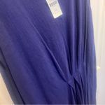 Anthropologie NWT Saturday Sunday navy sleeveless pleated side t shirt dress Photo 2