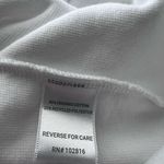 Garnet Hill  white Terry hoodie long Sleeve oversized Organic Cotton S Photo 4