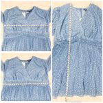 Alex Marie  Blue‎ Polka Dot Long Sleeve Dress Knee Length Chiffon Plus Size 20W Photo 11