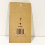 VINTAGE 1998! NOVELTY Small ROSE BEAR Brown PLUSH Pin‎ 3" Long Poseable Legs NEW Photo 3