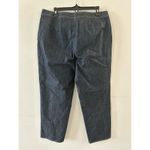 St. John  Pants Women's Jeans 14 Denim Chambray Straight Leg Dark Wash Photo 5