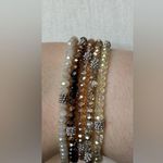 11 piece Beaded Bracelet Set Gold Photo 1
