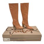 Crown Vintage Emira Odessa Leather Knee High Boots Woman’s Size Size 8 Tan Photo 0
