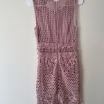 AQUA  Lace Dress Size M Color Pale Pink Photo 7