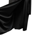 Alex Marie Womens Black Sleeveless Wrap Style Midi Dress With Ring Detail Size 6 Photo 3