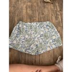 Summersalt  Women's Green & Blue Floral The Poolside Poplin Pull-On Shorts Size S Photo 3