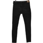 Abercrombie & Fitch Super Skinny Black Stretch Denim Mid Rise Jeans Size 4 Long Photo 1