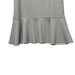 Ashley Stewart Women Skirt 22/24 Black White Timeless Polka Dot Flounce Hem Midi Photo 3