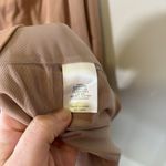 NBD Women's Small Long Dress Beige Nude Cutout Slit Stretch Photo 4