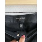 Banana Republic  Mid Rise Black Coated Denim Jeans Skinny Fit Women’s Size 29/8R‎ Photo 3