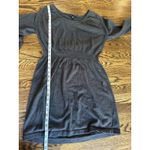 Gap Sweater Dress Women's Large Gray Long Sleeve Rabbit Hair Blend Ribbed Soft Photo 5