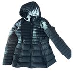 Lululemon Hooded Puffer Jacket Down Fill Black Size 12 Athlesiure Streetwear Photo 0