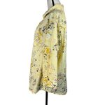 Karen Scott  1X-Large Top Floral Swiss Dots Button-Up 3/4 Sleeves Lightweight Photo 5