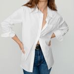 Jenni Kayne  Boyfriend Button Up White Large Photo 2